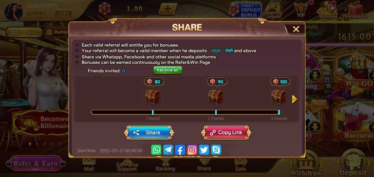 How To Refer & Earn Money In Teen Patti Dhani