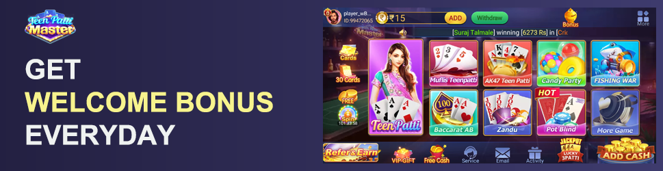 Teen Patti Master Home Banner